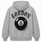 8 Ball Hoodie Grey