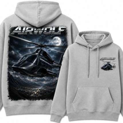 Airwolf Hoodie Grey