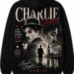Charlie Chaplin Hoodie Black