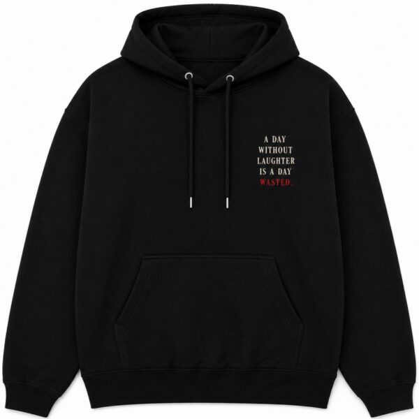 Charlie Chaplin Hoodie Black Front