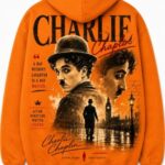 Charlie Chaplin Hoodie Orange
