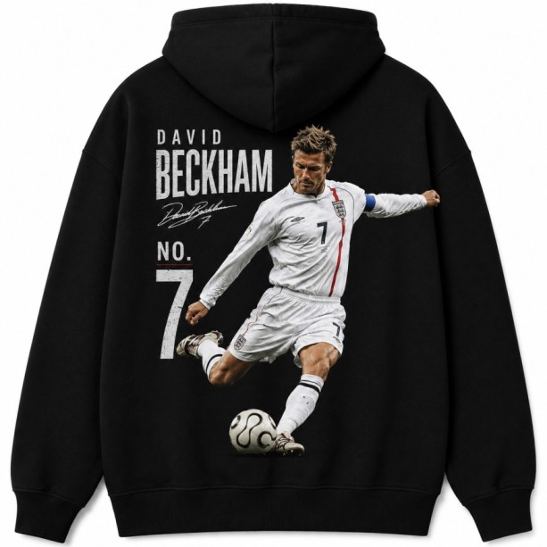David Beckham Hoodie Black