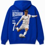 David Beckham Hoodie Blue
