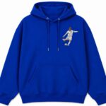 David Beckham Hoodie Blue Front