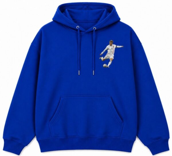 David Beckham Hoodie Blue Front