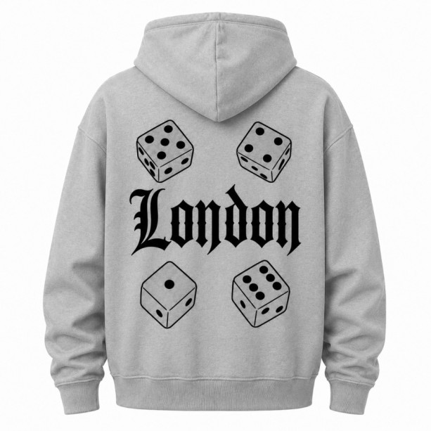 Dice Hoodie Grey