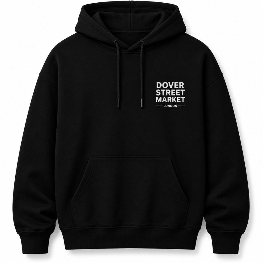 Dover Street Market Hoodie Black Front
