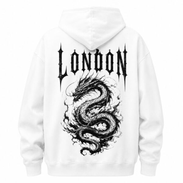 Dragon Hoodie White