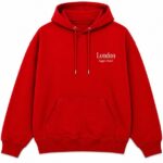 Naomi Campbell Hoodie Red Front