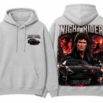 Night Rider Hoodie Grey
