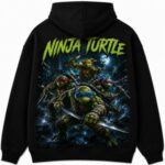 Ninja Turtle Hoodie Black