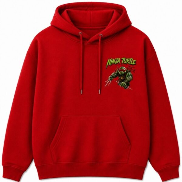 Ninja Turtle Hoodie Red Front