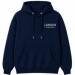 Tower Bridge Hoodie Navy Front
