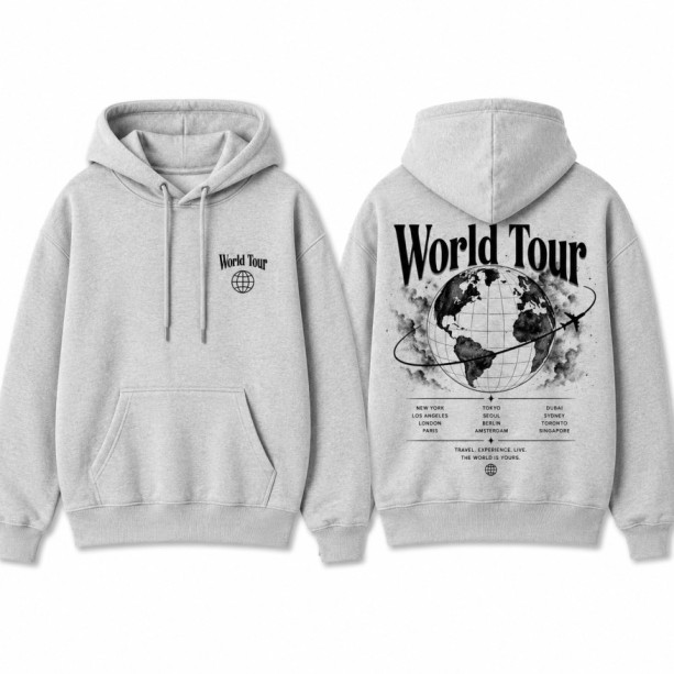 World Tour Hoodie Grey