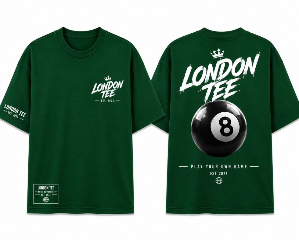8 Ball Tee Green