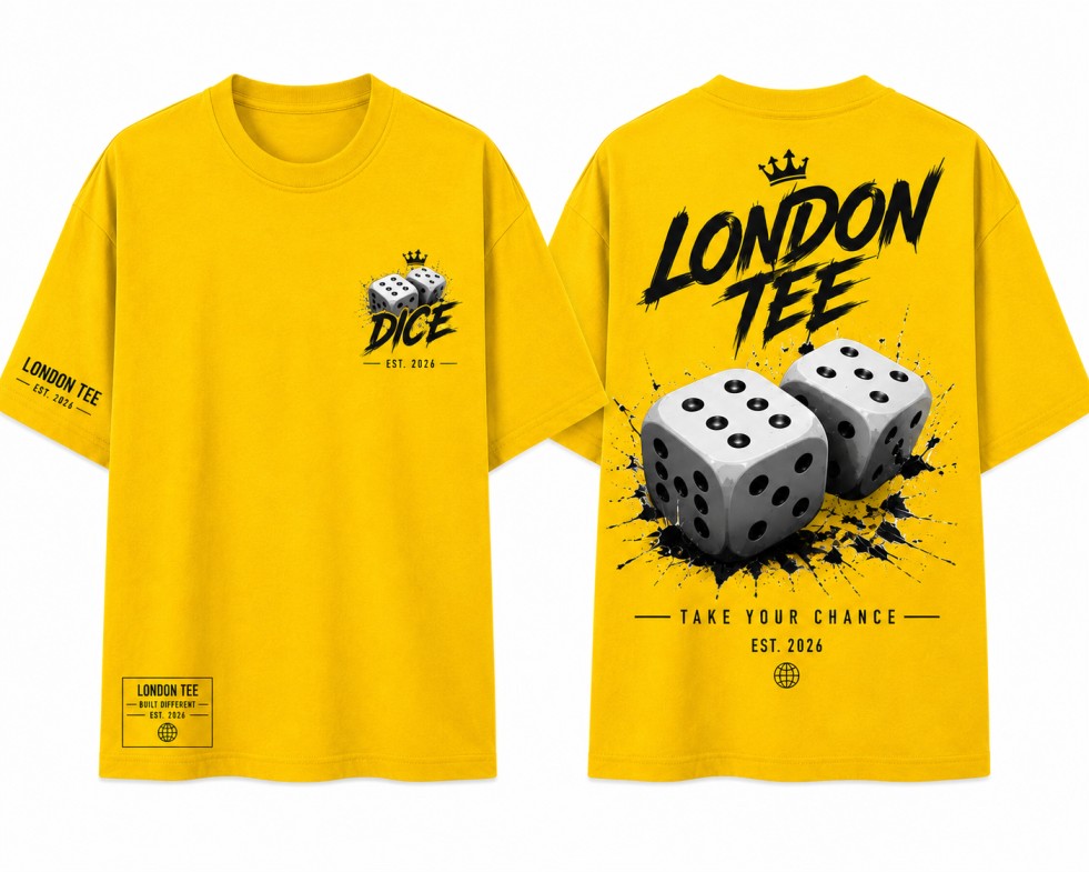 Dice Tee Yellow