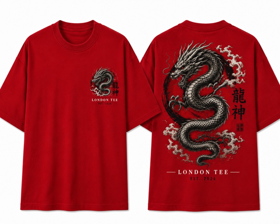 Dragon T Shirt Red