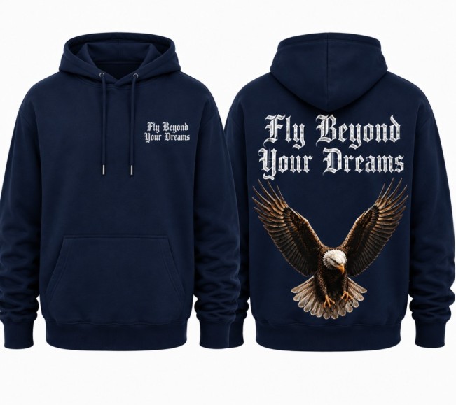 Eagle Hoodie Navy
