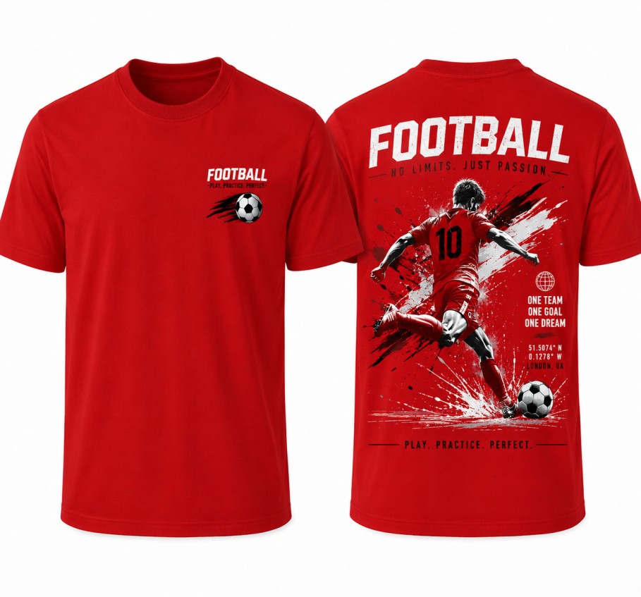 Football Kicking Tee Red