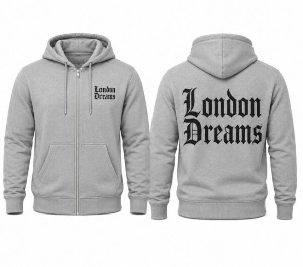 London Dreams Hoodie Grey