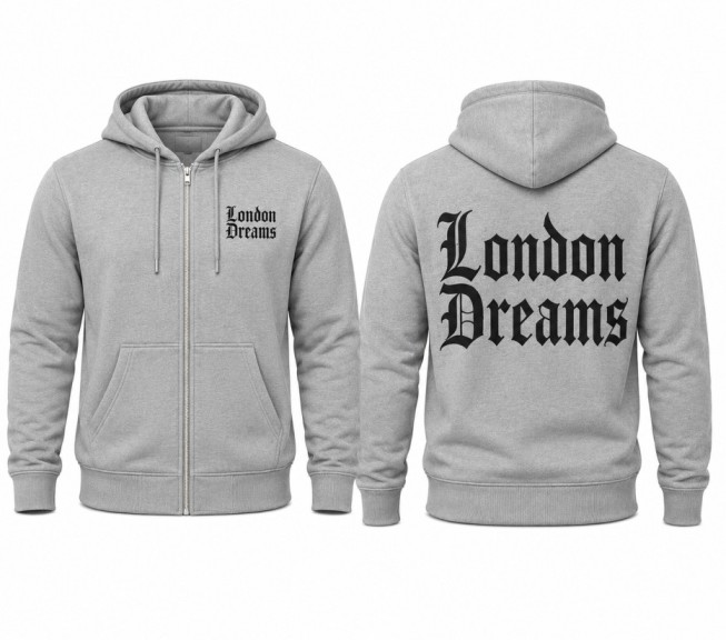 London Dreams Hoodie Grey