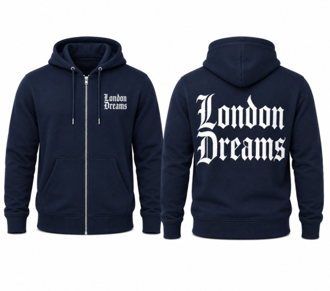 London Dreams Hoodie Navy