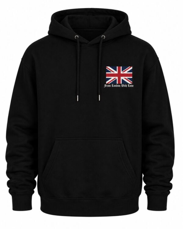 London Flag Hoodie Front