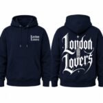 London Lovers Hoodie Navy