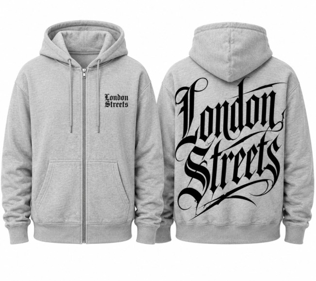 London Street Hoodie Grey