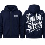 London Street Hoodie Navy