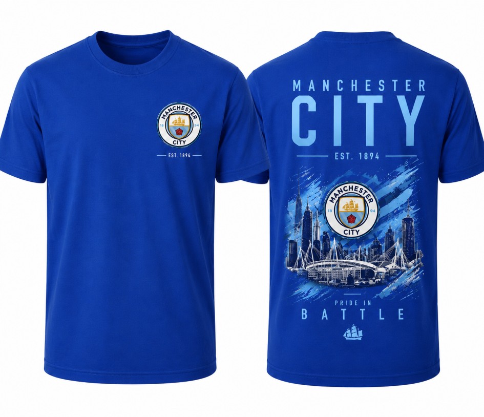 Manchester City T Shirts Blue
