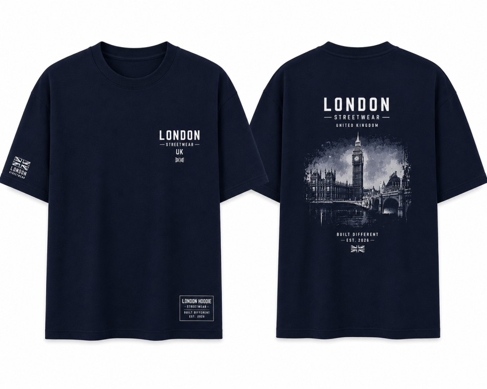 Streetwear Tee Navy
