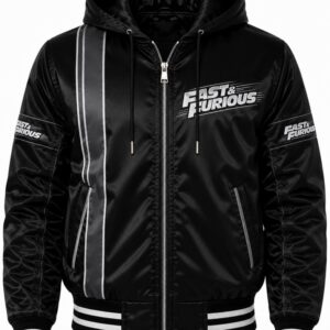 Black Hooded Jacket