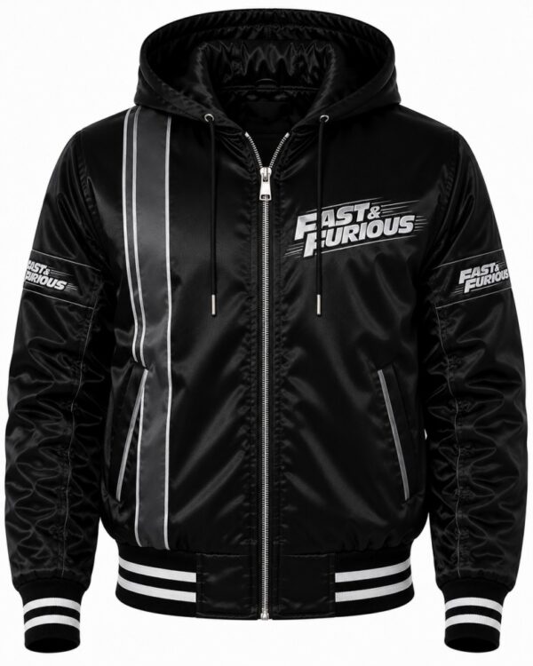 Black Hooded Jacket