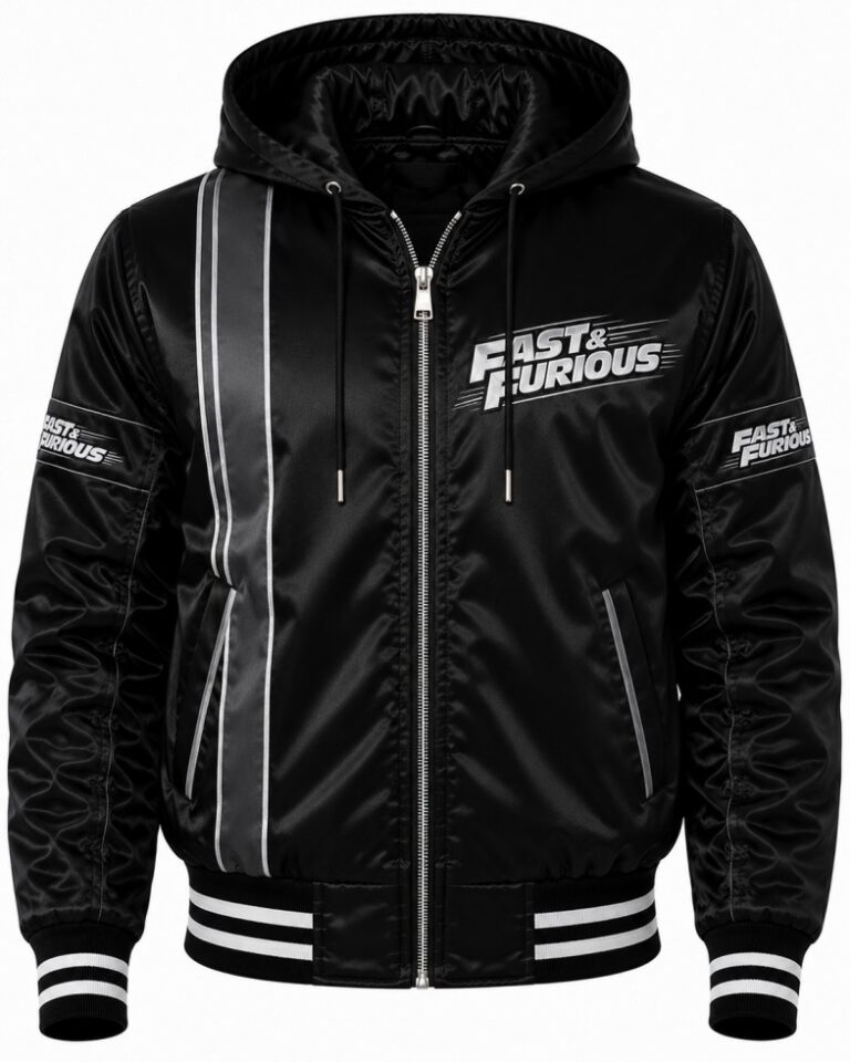 Black Hooded Jacket
