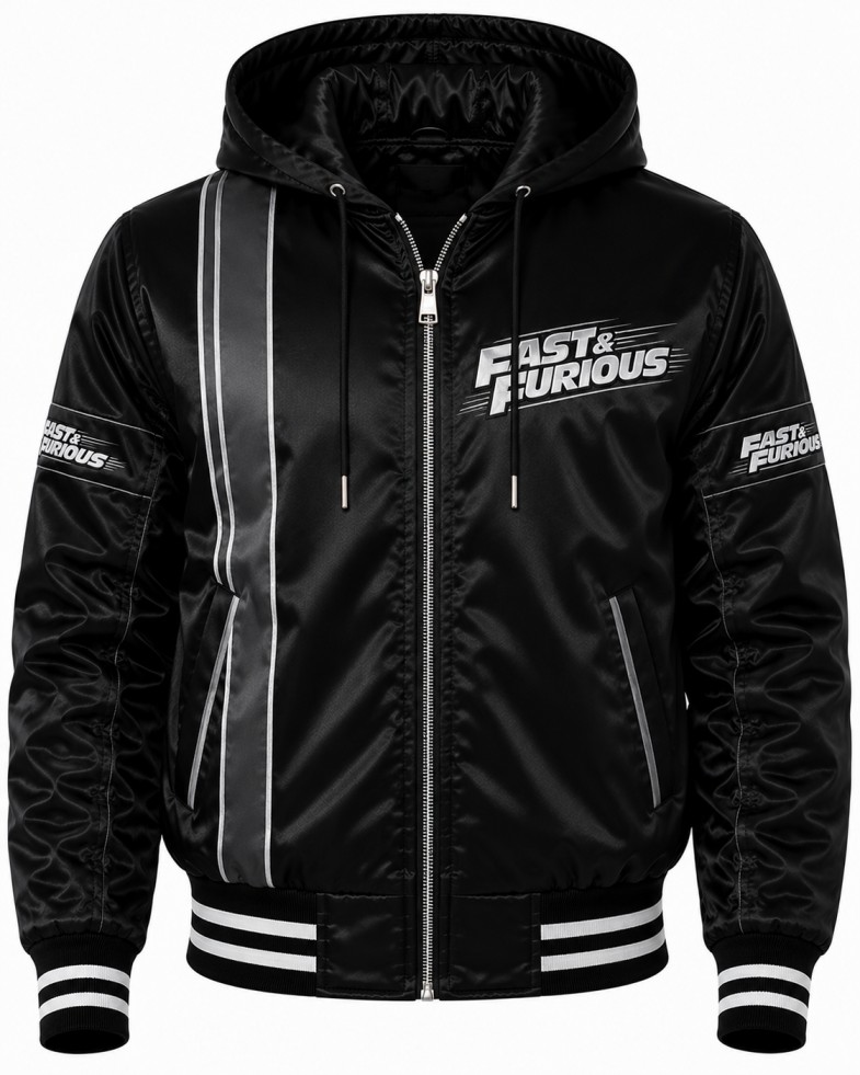 Black Hooded Jacket