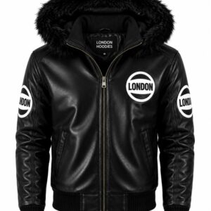 Black Jacket With Fur Hood