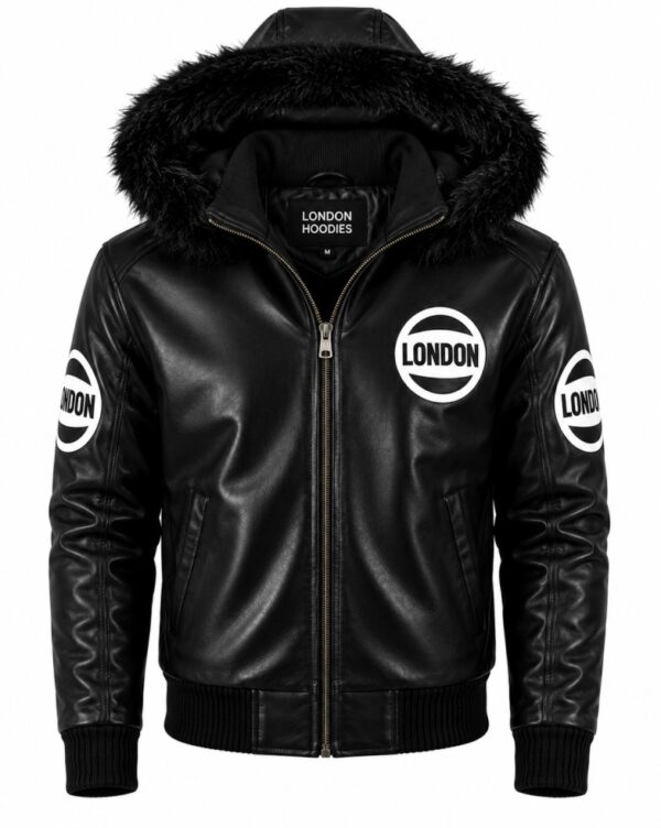Black Jacket With Fur Hood