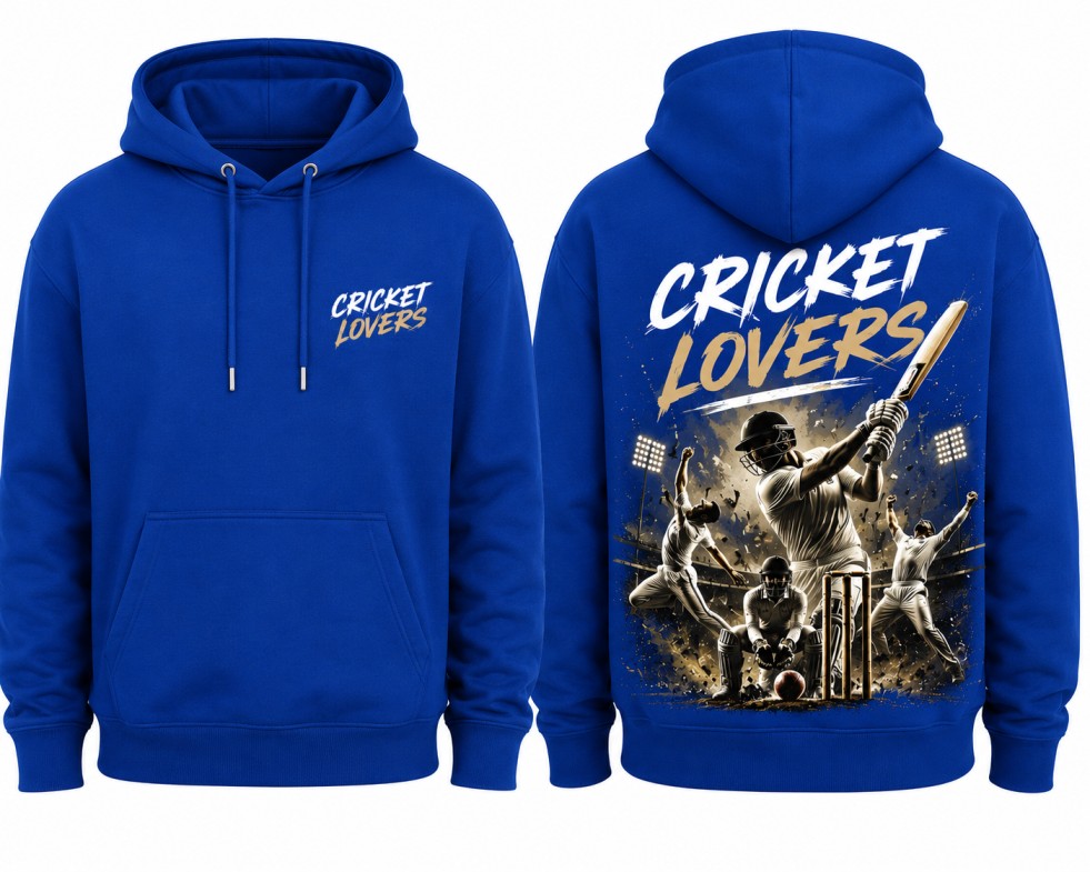 Cricket Hoodie Blue