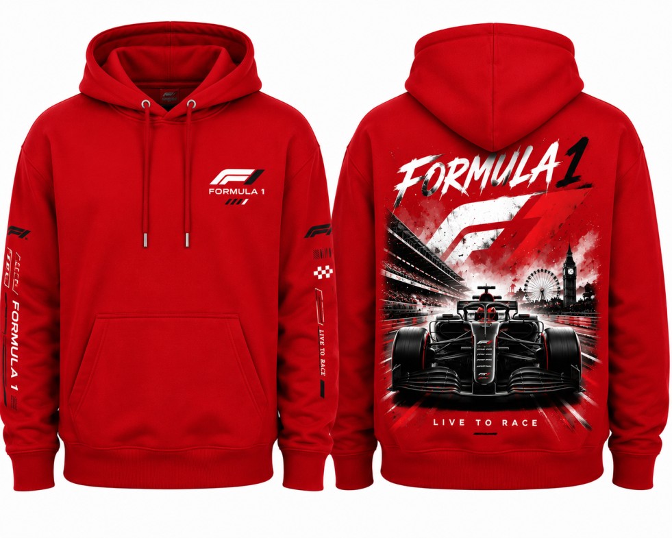 Formula 1 Hoodie Red