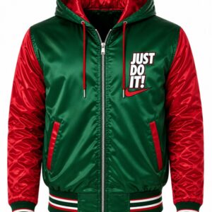Green Hooded Jacket