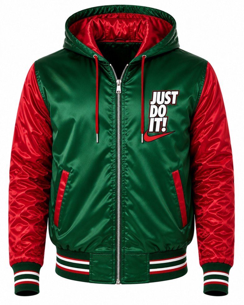 Green Hooded Jacket