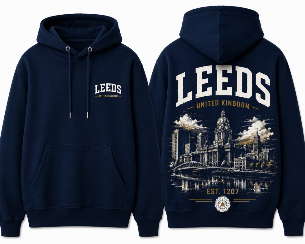 Leeds Hoodie Navy