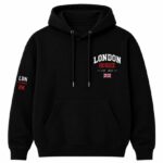 London England Hoodie Front