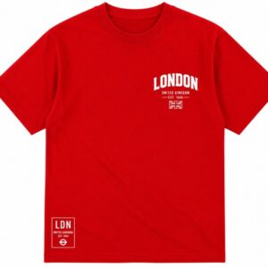 Mens Red T Shirt Front