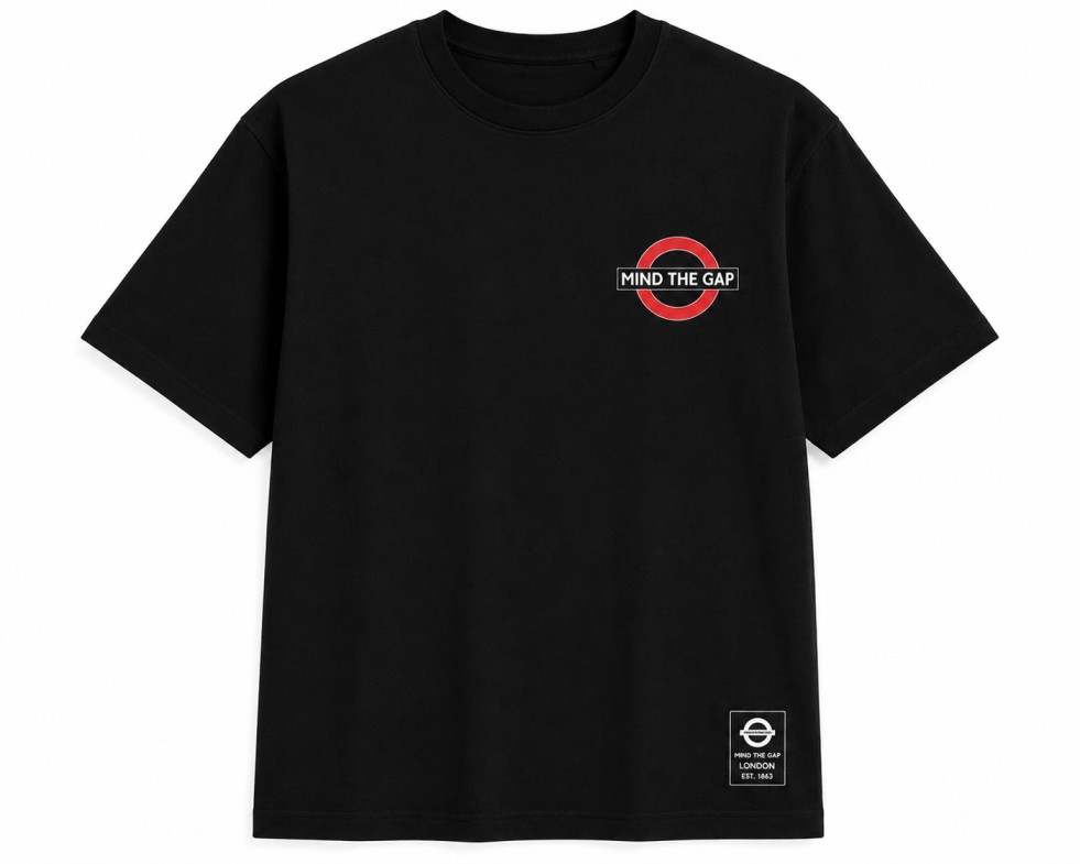 Mind The Gap T Shirt Front