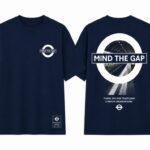 Mind The Gap T Shirt Navy