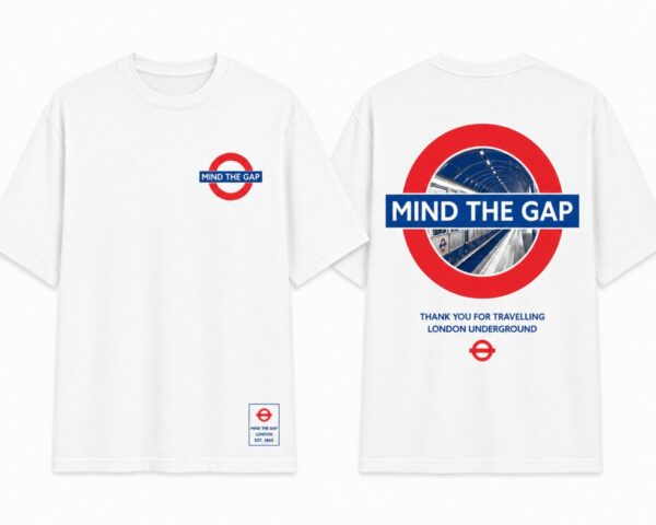 Mind The Gap T Shirt White