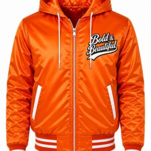 Orange Hooded Jacket