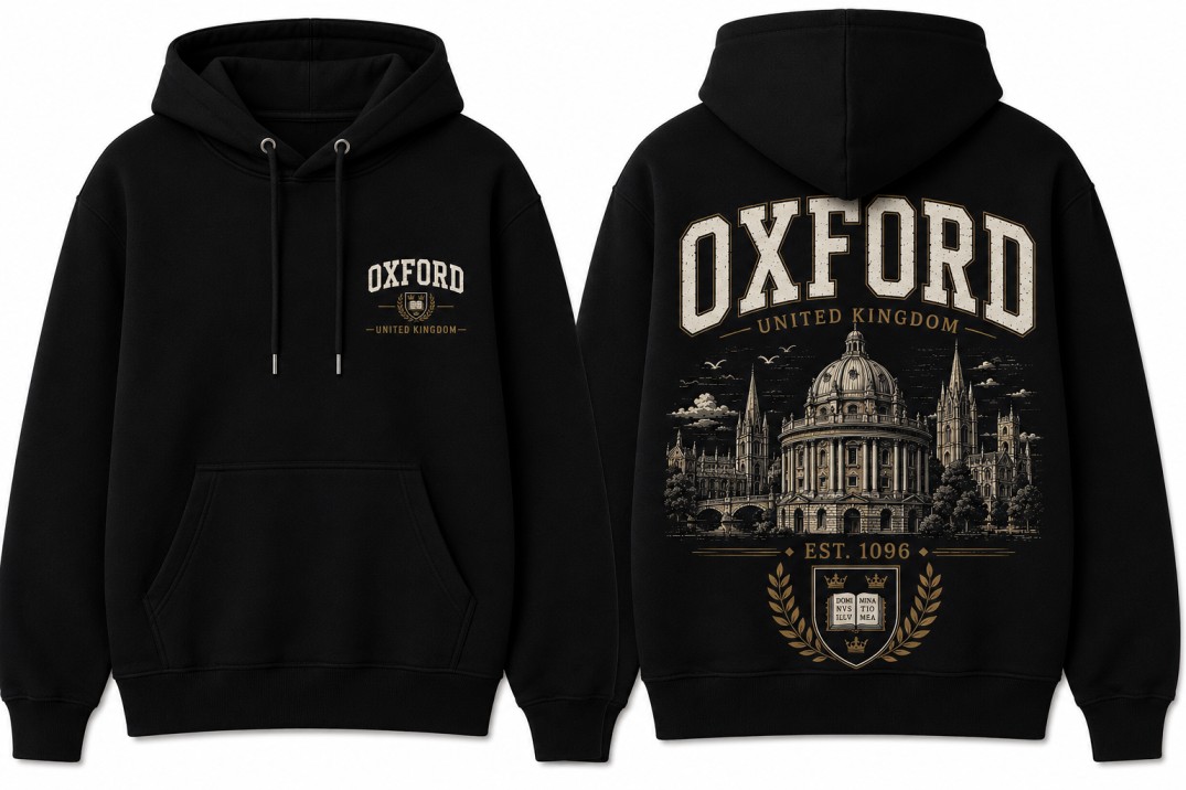 Oxford Hoodie Black